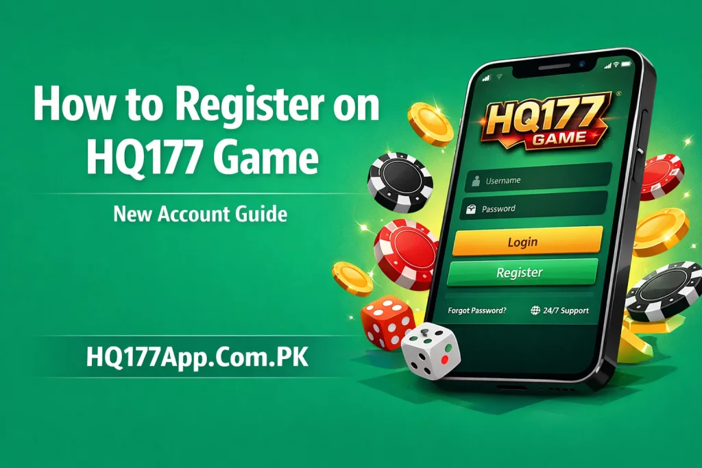 Register on HQ177 Game
