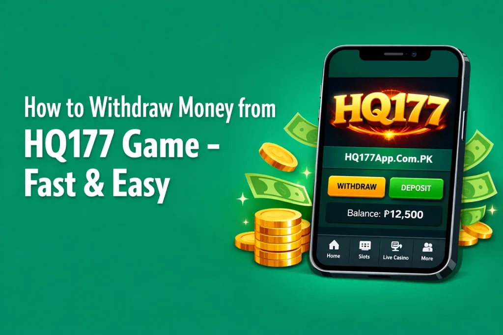Withdraw Money from HQ177 Game